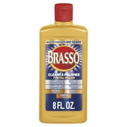 Brasso Metal Polish, for Brass, Copper, Stainless, Chrome, Aluminum, Pewter \u0026 Bronze, 8 Oz